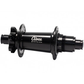 Rear hub for E-bicycle torque and gravity uses